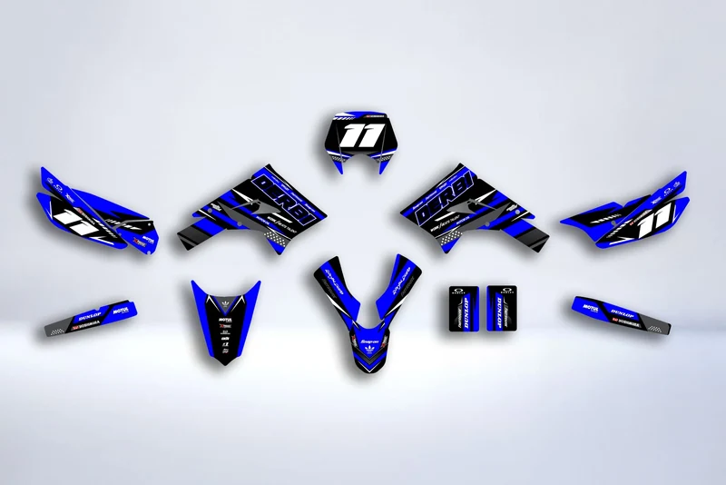 Kit Déco DERBI X-TREME / RACING 2011-2017 - BLUE DERBI