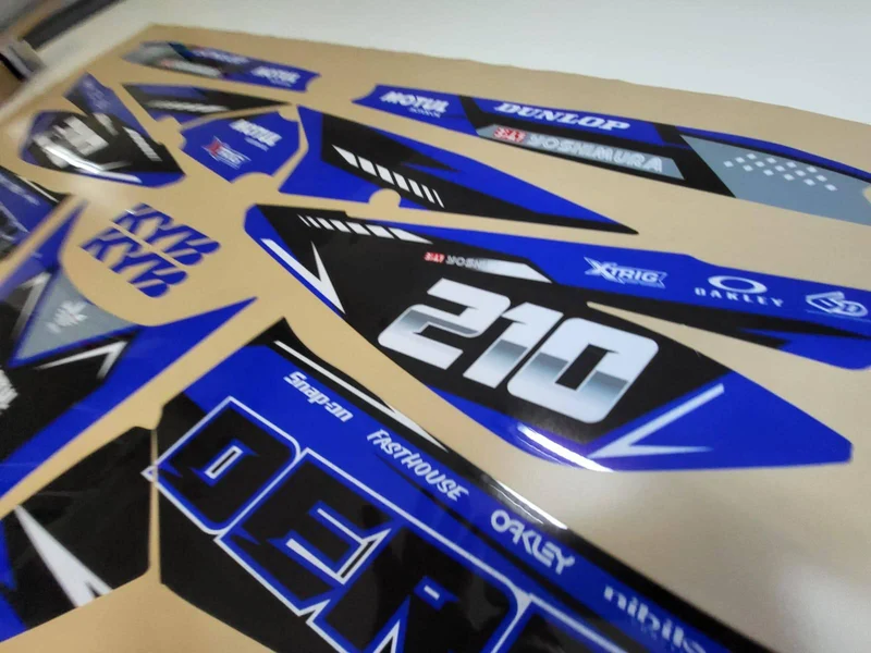 Kit Déco DERBI X-TREME / RACING 2011-2017 - BLUE DERBI