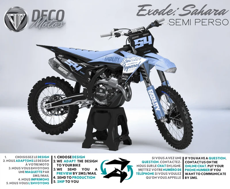 Kit Déco KTM EXC EXC-F SX SX-F 2023-2025 - Sahara