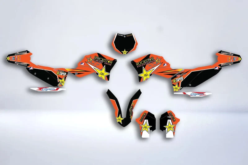 Kit Déco KTM EXC EXC-F SX SX-F 2007-2011 - ROCKSTAR