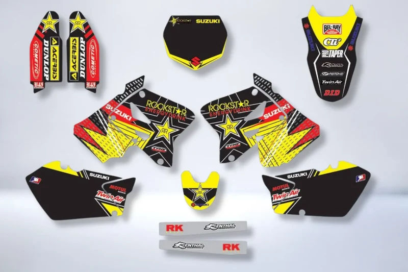 Kit Déco SUZUKI RM 125-250 2001-2012 - SOLNOVA
