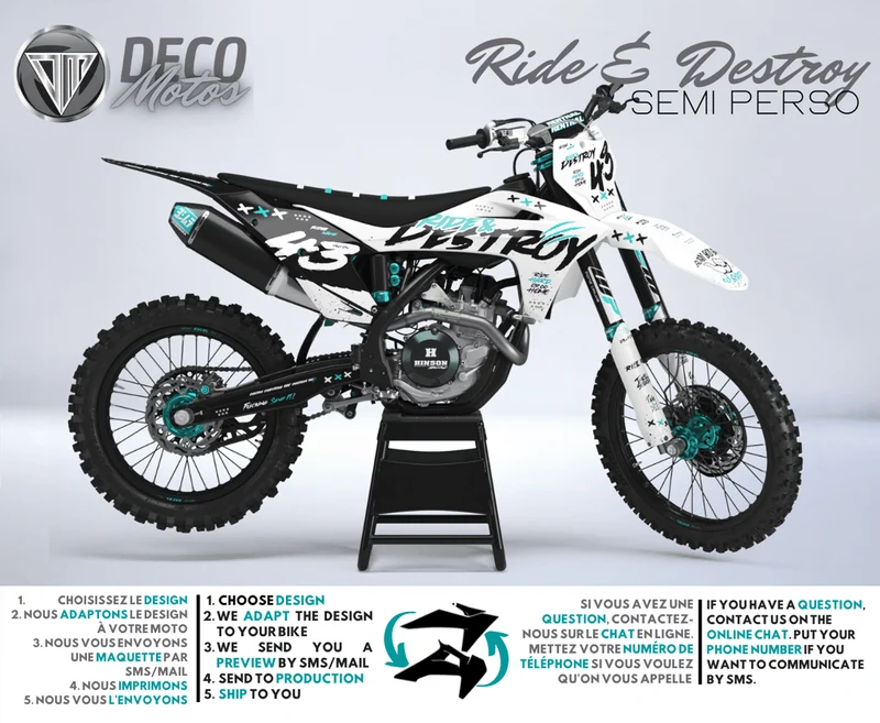Ride & Destroy - Kit Déco Semi-Personnalisé