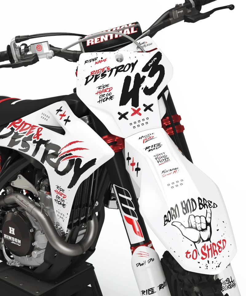 Ride & Destroy - Kit Déco Semi-Personnalisé