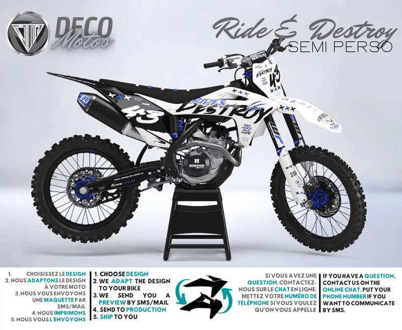Ride & Destroy - Kit Déco Semi-Personnalisé