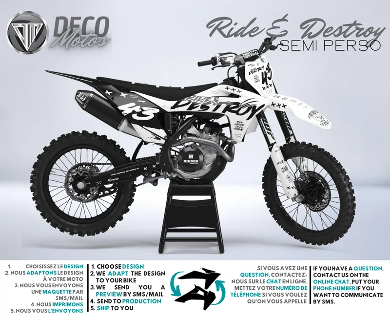 Ride & Destroy - Kit Déco Semi-Personnalisé