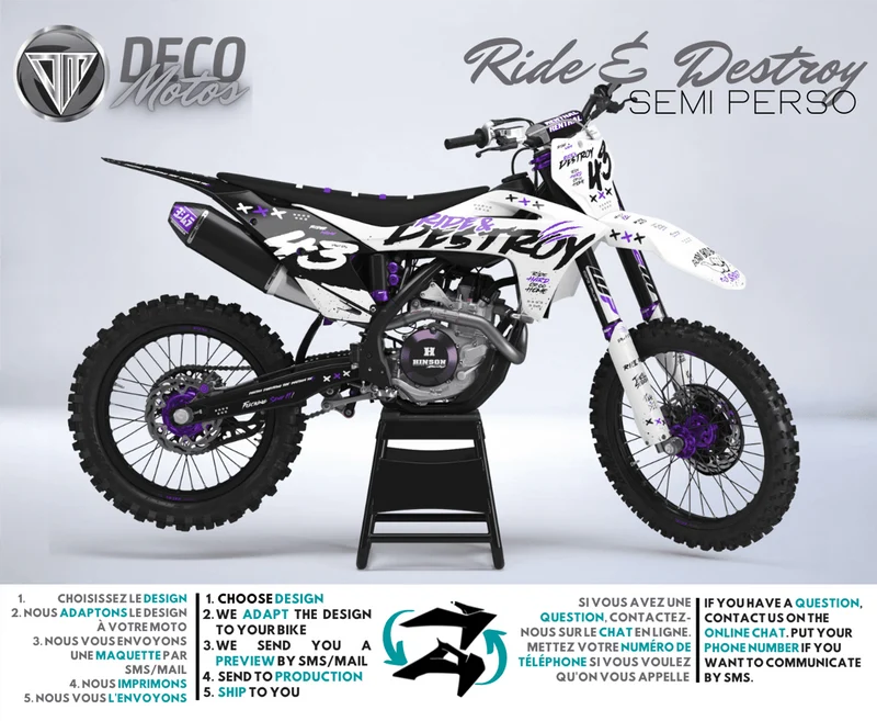 Ride & Destroy - Kit Déco Semi-Personnalisé