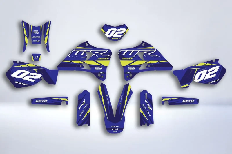 Kit déco YAMAHA YZ/YZF/WR/WRF/TTR/DTR/DTX/XT660 - LINA