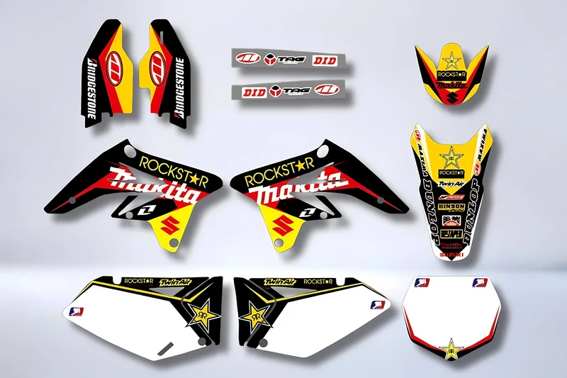 Kit Déco SUZUKI RMZ 250 2007-2009 - MAKITA