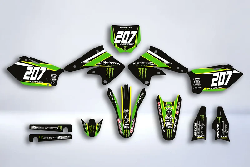 Kit Déco KAWASAKI KXF 250 2004-2005 - MONSTER