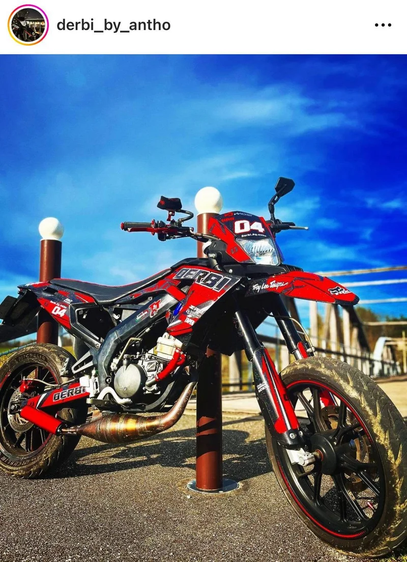 Kit Déco DERBI X-TREME / RACING 2018-2024 - RED