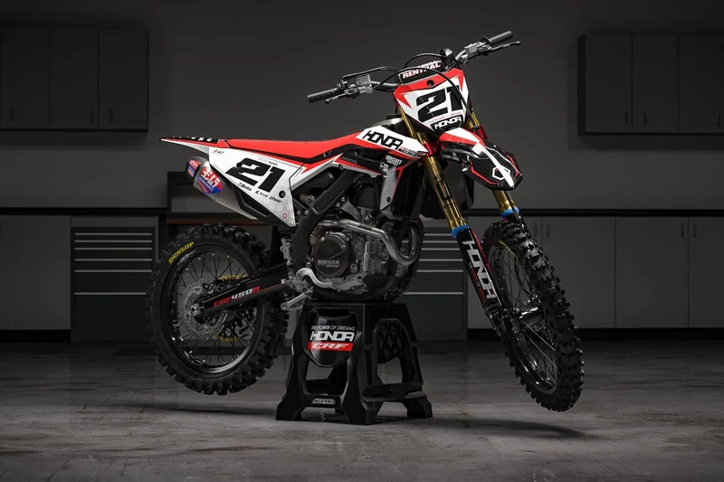 Kit Déco HONDA CRF 250 2022-2024 & CRF 450 2021-2024 - Aglaé