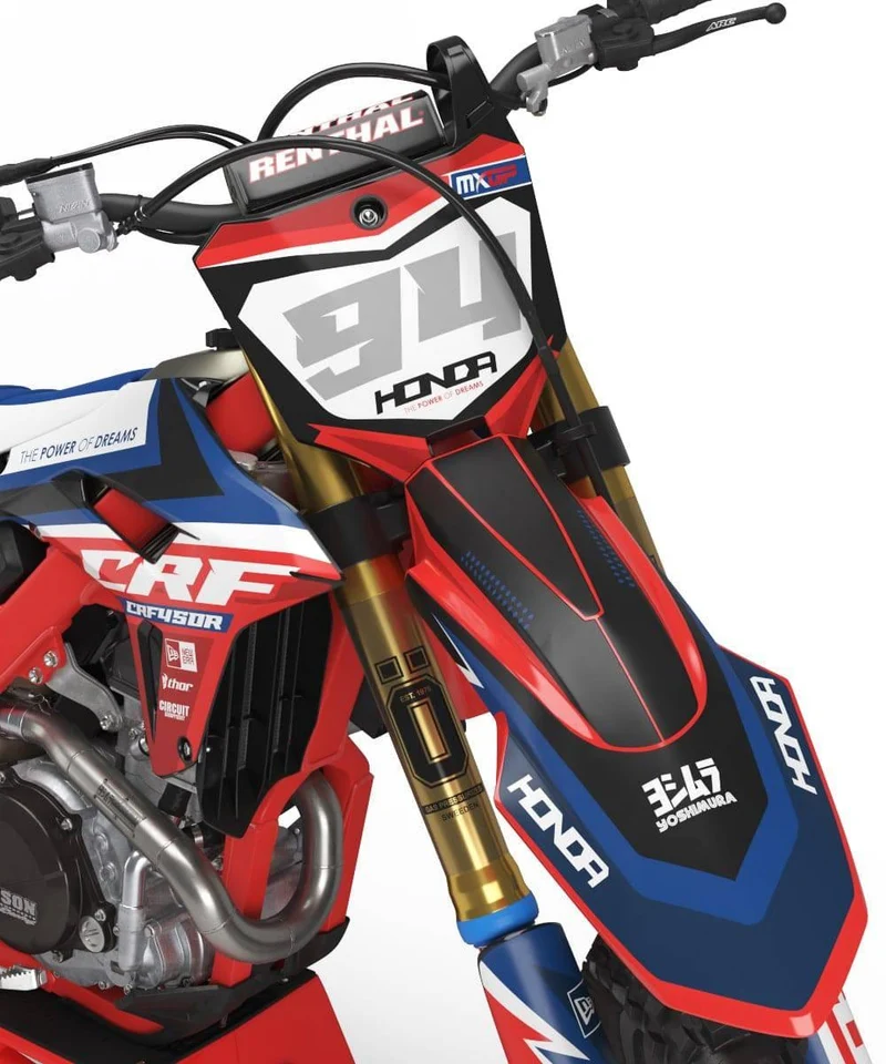 Kit Déco HONDA CRF 250 2022-2024 & CRF 450 2021-2024 - Iris