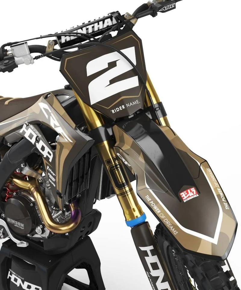 Kit Déco HONDA CRF 250 2022-2024 & CRF 450 2021-2024 - Forest v2