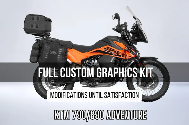 Kit Déco KTM 790 / 890 ADVENTURE R 100% personnalisé