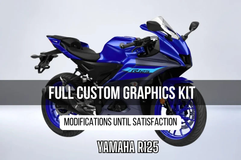 Kit Déco YAMAHA YZF R125 2008-2025 100% personnalisé