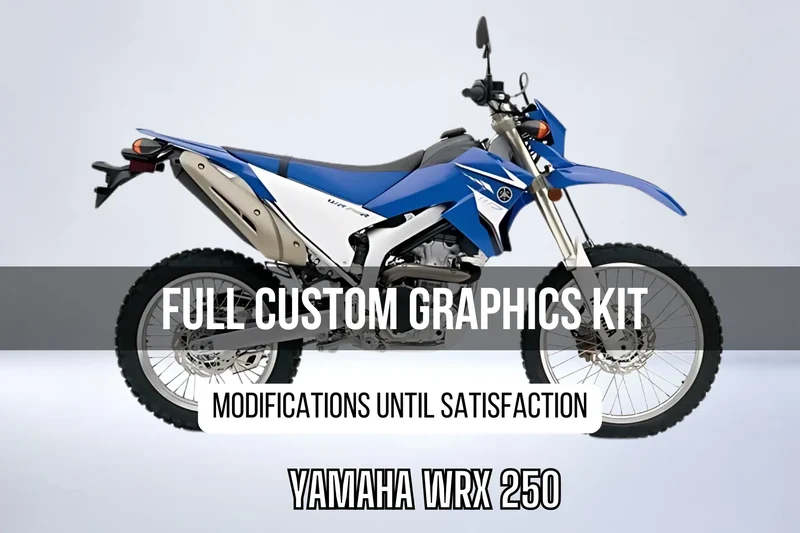 Kit Déco YAMAHA WRX 250 100% personnalisé