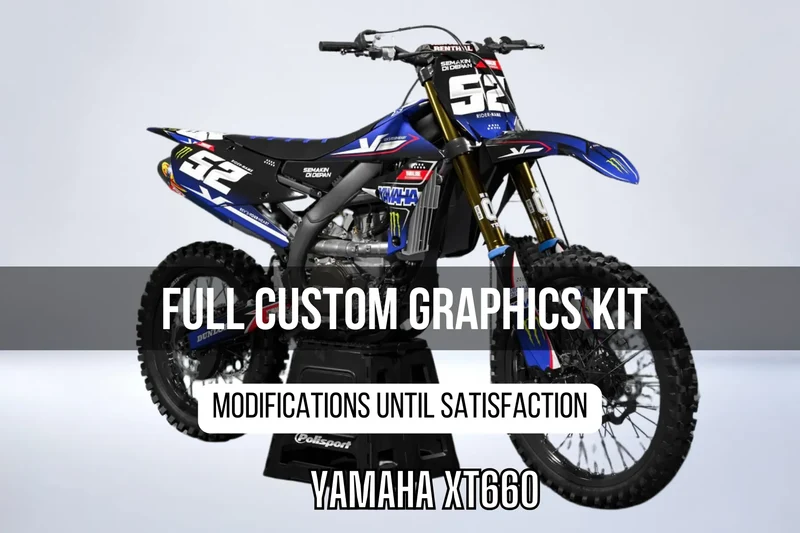 Kit Déco YAMAHA XT 660 100% personnalisé