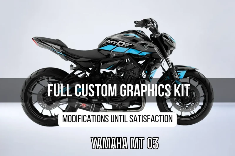 Kit Déco YAMAHA MT-03 100% personnalisé