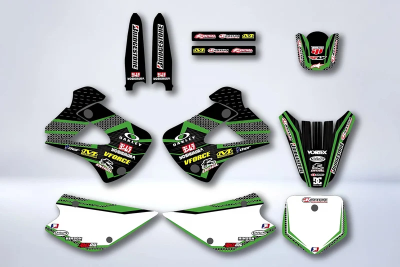 Kit déco KAWASAKI KX 85-100 1998-2013 - OAKLEY