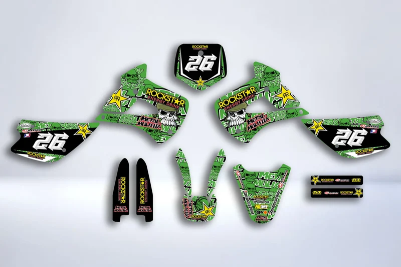 Kit Déco KAWASAKI KX 85-100 1998-2013 - ROCKSTAR