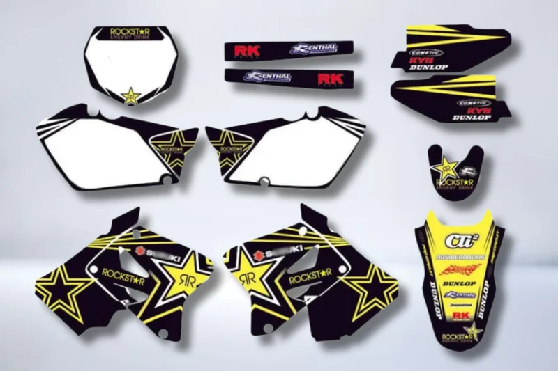 Kit Déco SUZUKI RM 125-250 2001-2012 - ROCKSTAR #6