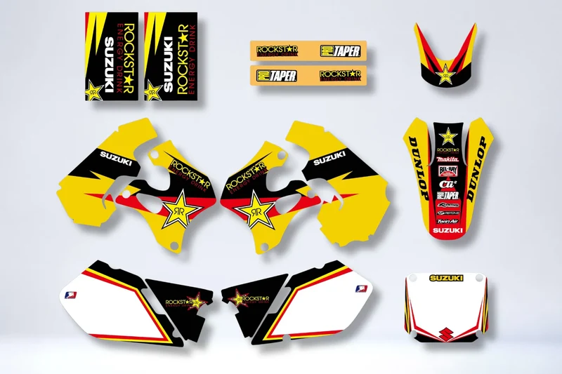 Kit Déco SUZUKI RM 125-250 1996-1998 - ROCKSTAR #3