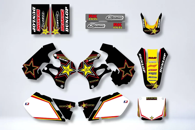 Kit Déco SUZUKI RM 125-250 1996-1998 - ROCKSTAR #2
