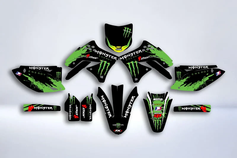 Kit Déco KAWASAKI KXF 250 2009-2012 - MONSTER #5