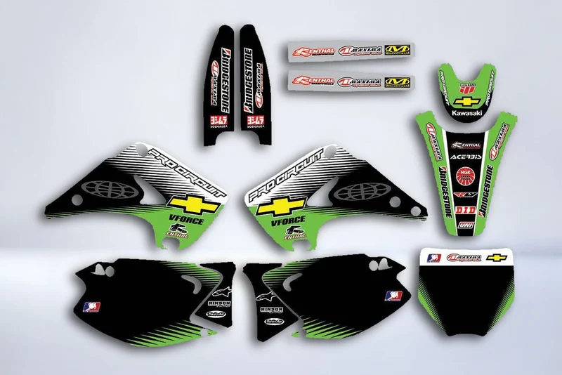 Kit Déco KAWASAKI KX 125-250 2003-2012 - CHEVROLET