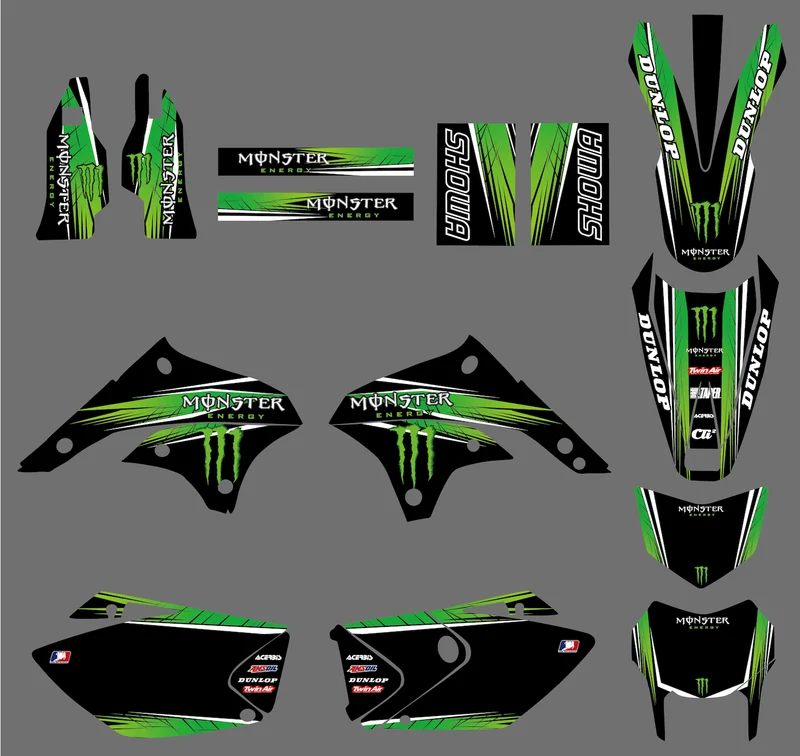 Kit Déco MONSTER - KAWASAKI KLX 450 2008-2018