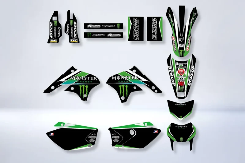 Kit Déco KAWASAKI KLX 450 2008-2018 - MONSTER #4