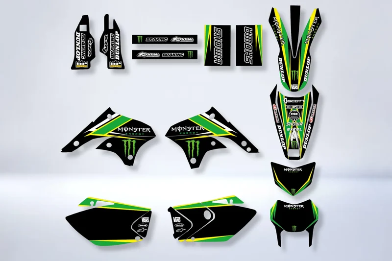 Kit Déco MONSTER #3 - KAWASAKI KLX 450 2008-2018