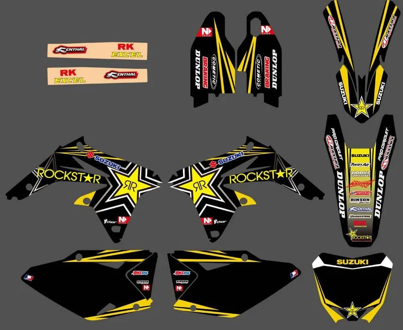 Kit Déco SUZUKI RMZ 450 2008-2017 - ROCKSTAR