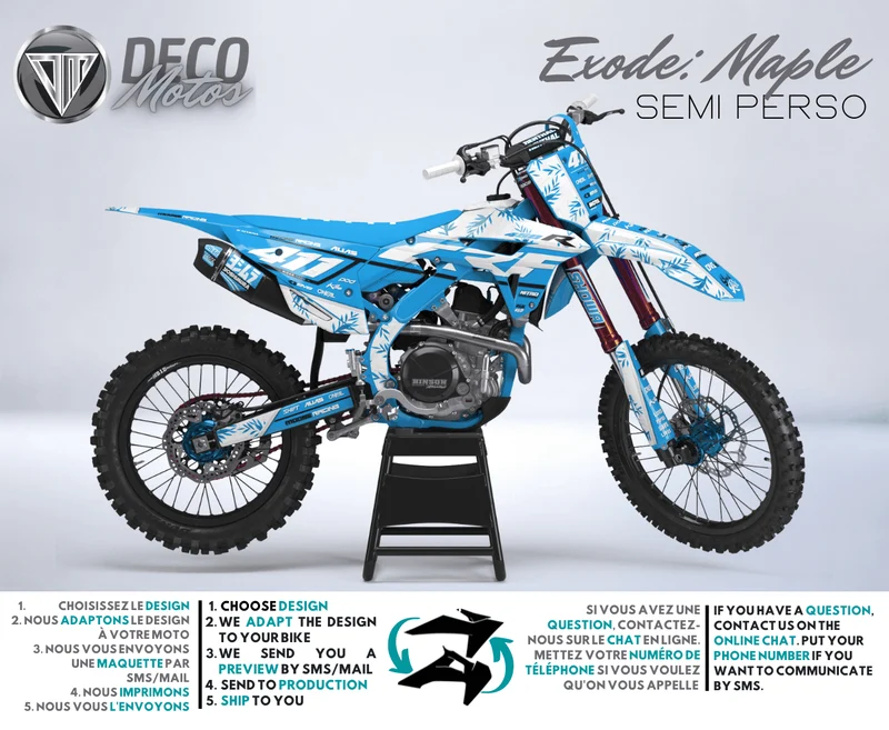 Kit Déco HONDA CRF 250 2022-2024 & CRF 450 2021-2024 - Maple