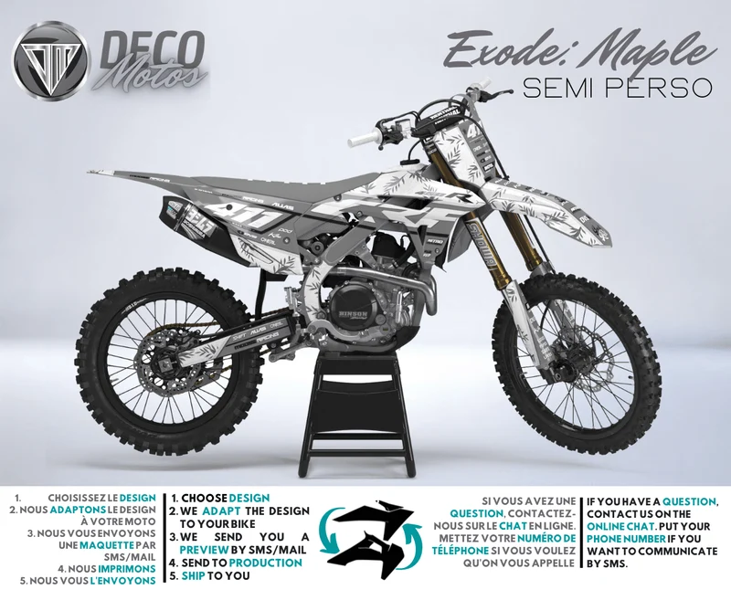 Kit Déco HONDA CRF 250 2022-2024 & CRF 450 2021-2024 - Maple