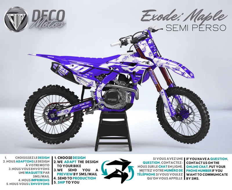Kit Déco HONDA CRF 250 2022-2024 & CRF 450 2021-2024 - Maple