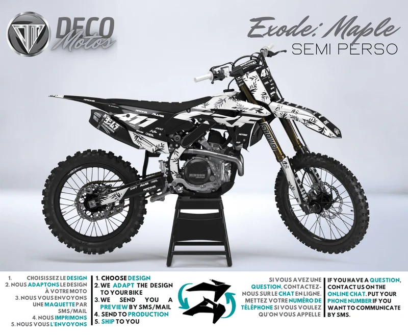 Kit Déco HONDA CRF 250 2022-2024 & CRF 450 2021-2024 - Maple