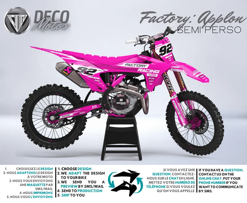 Kit Déco HONDA CRF 250 2022-2024 & CRF 450 2021-2024 - Appolon