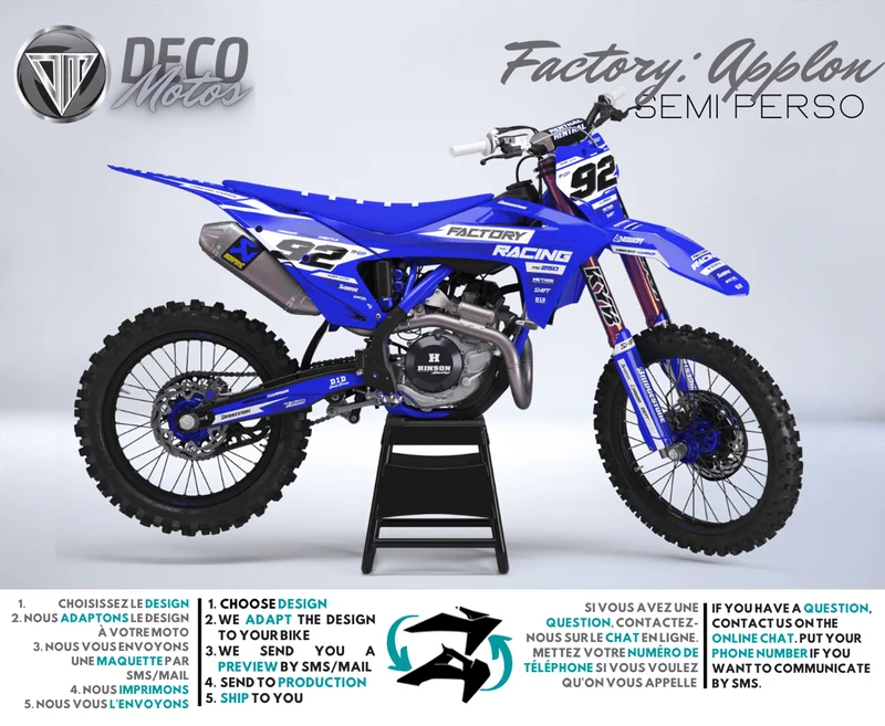 Kit Déco HONDA CRF 250 2022-2024 & CRF 450 2021-2024 - Appolon