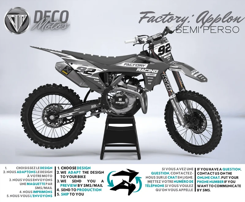 Kit Déco HONDA CRF 250 2022-2024 & CRF 450 2021-2024 - Appolon