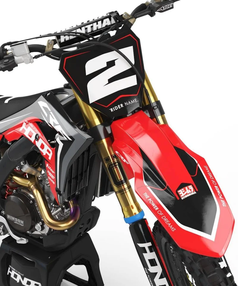 Kit Déco HONDA CRF 250 2022-2024 & CRF 450 2021-2024 - Zeus v3