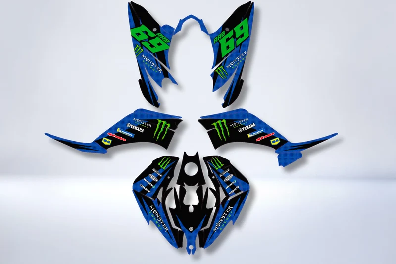 Kit Déco Yamaha YFM 125-250 RAPTOR - MONSTER