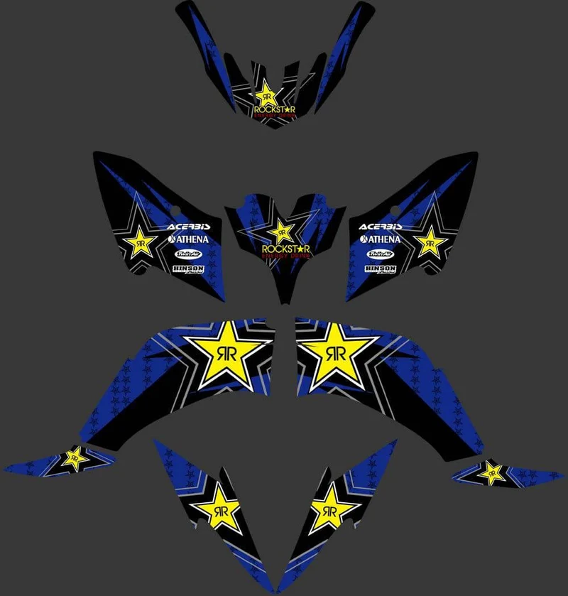 Kit Déco Yamaha YFM 125-250 RAPTOR - ROCKSTAR