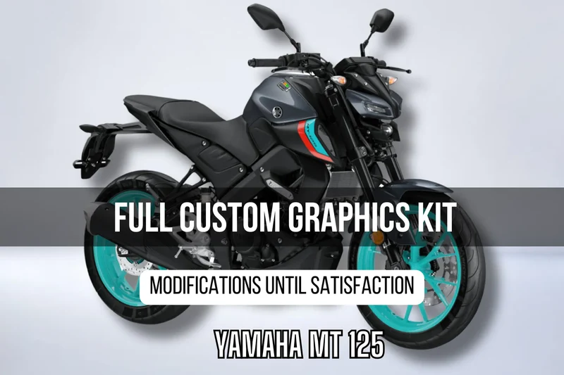 Kit Déco Yamaha MT 125 100% personnalisé