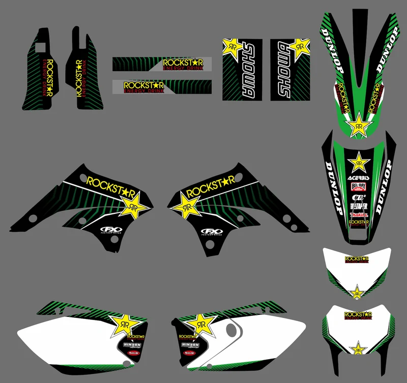 Kit Déco ROCKSTAR - KAWASAKI KLX 450 2008-2018