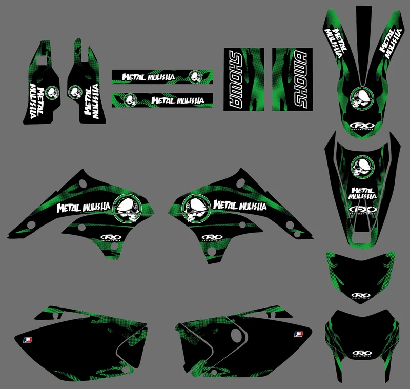 Kit Déco METAL MULISHA - KAWASAKI KLX 450 2008-2018