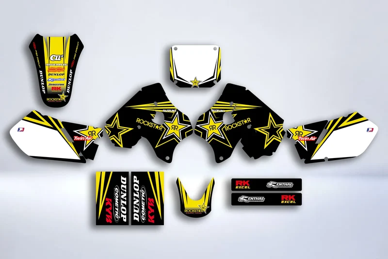 Kit Déco SUZUKI RM 125-250 1996-1998 - ROCKSTAR #4
