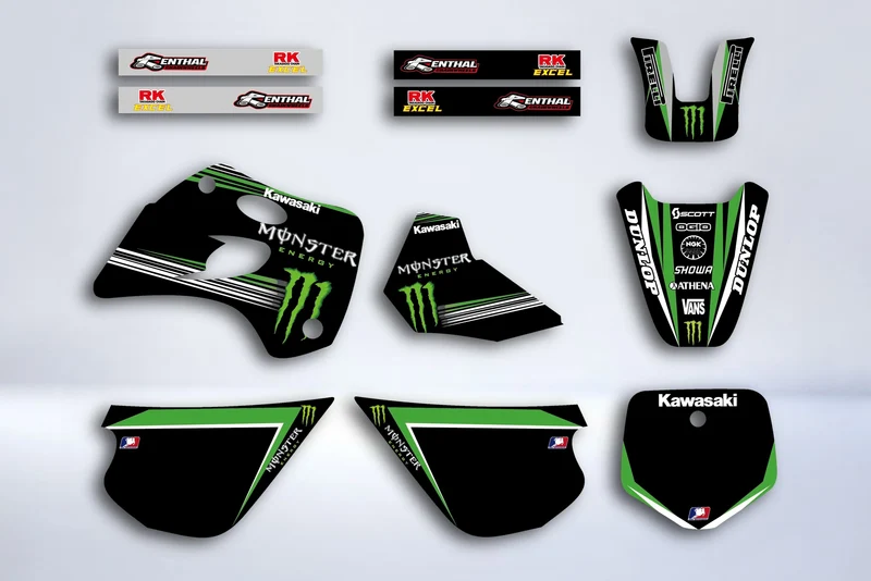 Kit Déco KAWASAKI KX 80 1994-1997 - MONSTER #2