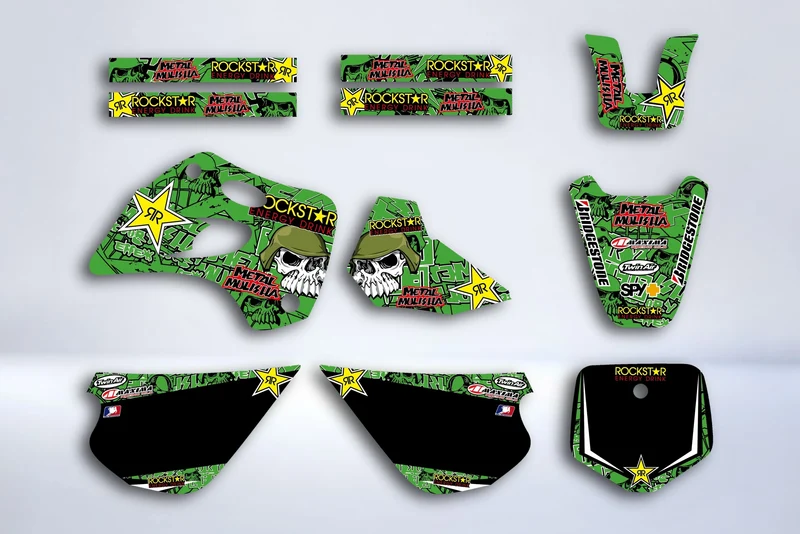 Kit Déco KAWASAKI KX 80 1994-1997 - ROCKSTAR