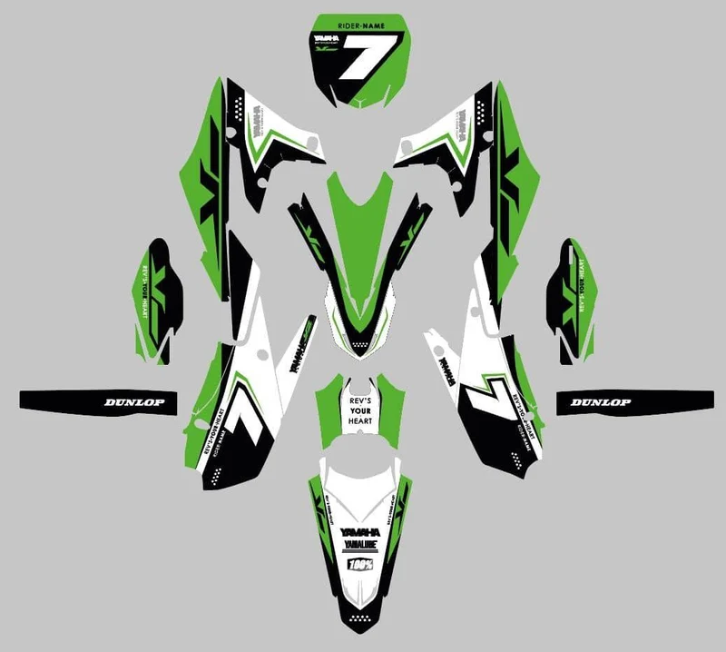 Venus - Kit déco YAMAHA YZ/YZF/WR/WRF/TTR/DTR/DTX/XT 660
